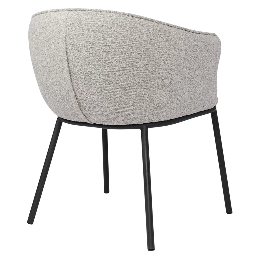 Стул Bergenson Bjorn Paal, букле, серый