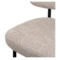 Стул Bergenson Bjorn Robbi, букле, серо-бежевый