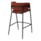 Стул барный Bergenson Bjorn Helning, букле, терракота