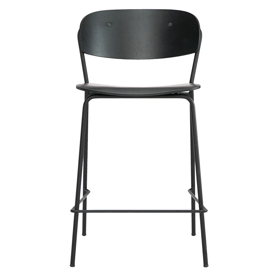 Стул полубарный Bergenson Bjorn Torfrid Н89см, черный