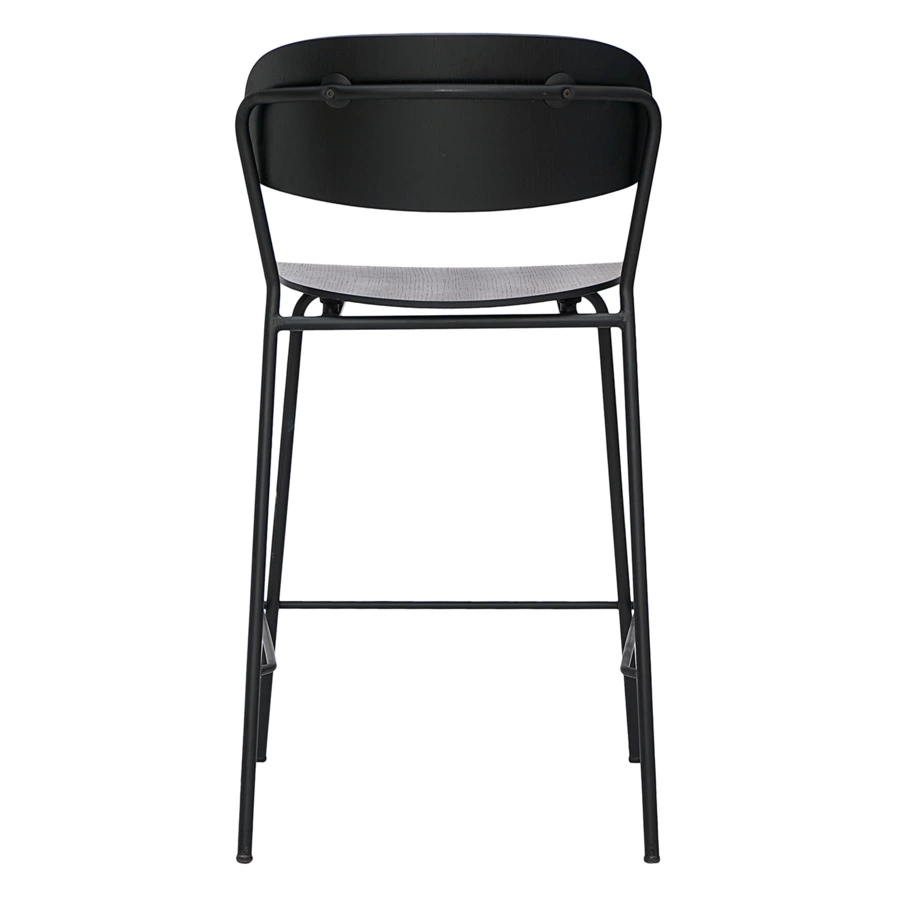 Стул полубарный Bergenson Bjorn Torfrid Н89см, черный