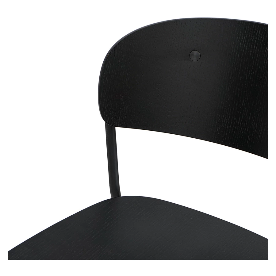 Стул полубарный Bergenson Bjorn Torfrid Н89см, черный