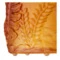 Ваза настольная Decor de Table Pate de Verre Cristal Пантера 30 см, хрустальное тесто, янтарная, п/к