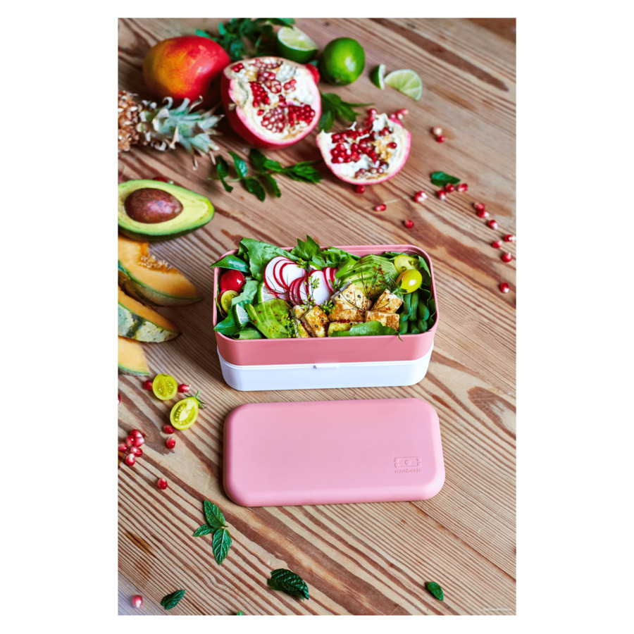 Ланч-бокс Monbento Original 9,8х18,1х10,5см, пластик, розовый