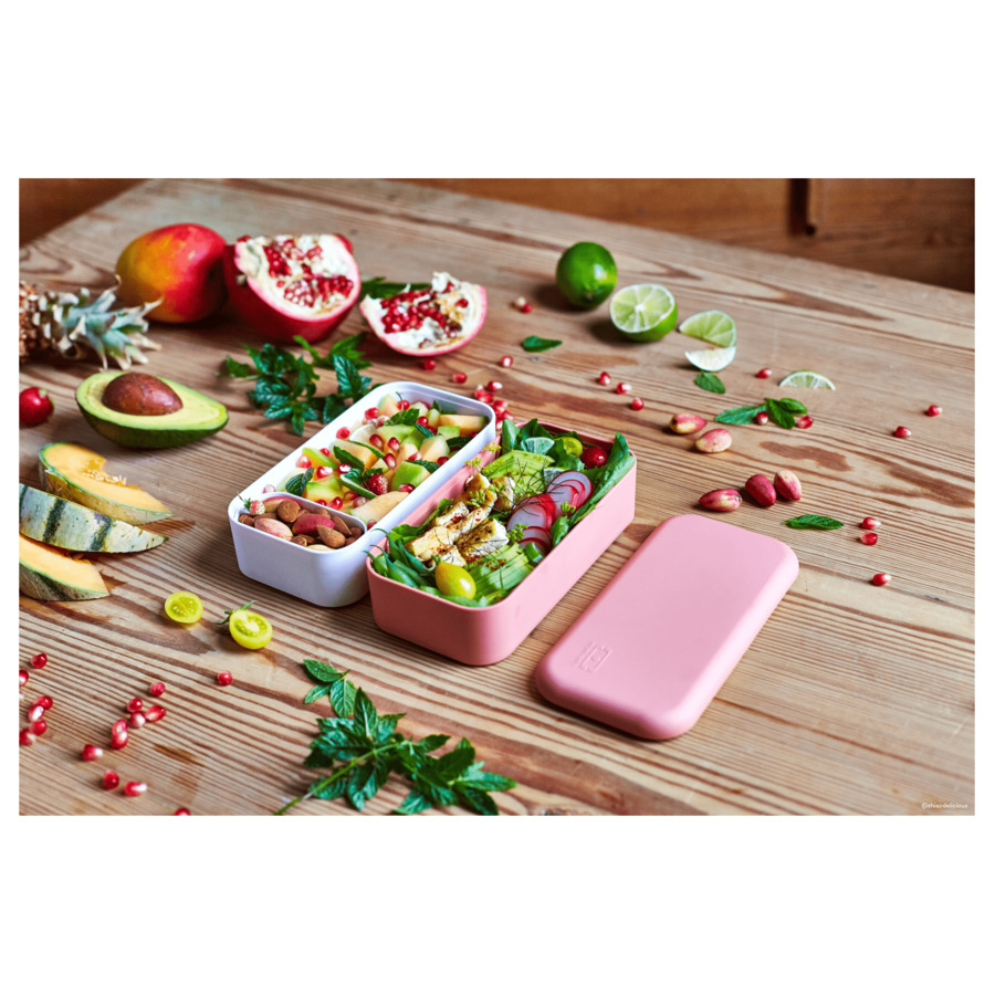 Ланч-бокс Monbento Original 9,8х18,1х10,5см, пластик, розовый