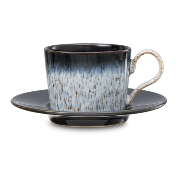 Чашка чайная с блюдцем Denby Гало 260 мл, керамика жаропрочная