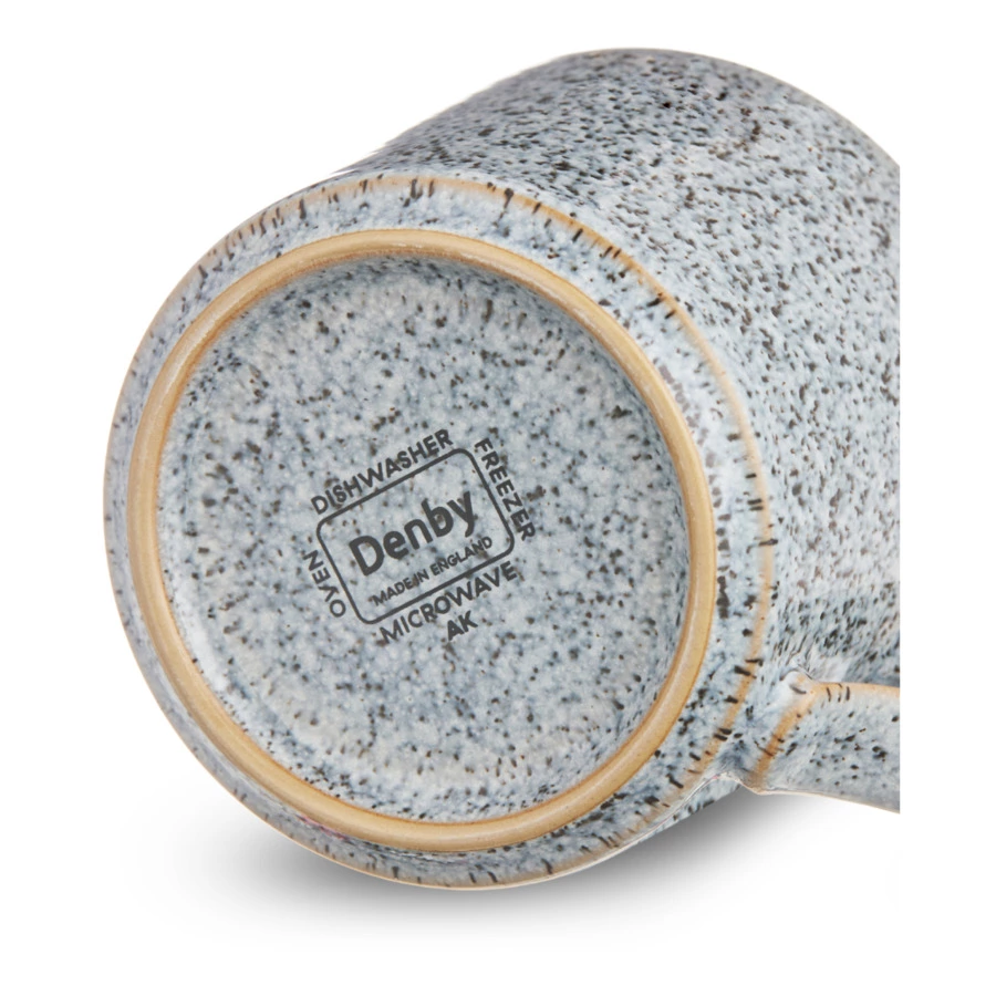 Чашка чайная с блюдцем Denby Студио Грэй 260 мл, керамика жаропрочная