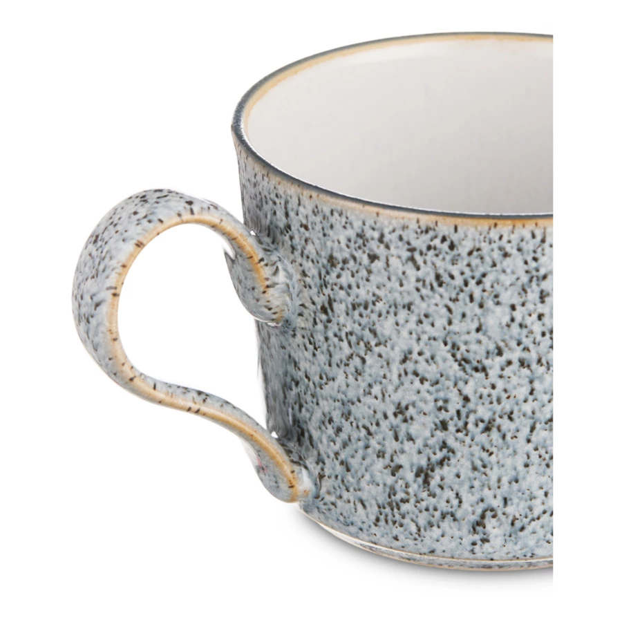 Чашка чайная с блюдцем Denby Студио Грэй 260 мл, керамика жаропрочная