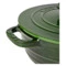 Казан с крышкой LAVA Experience Majolica d28, h11,5 см, 5,2 л, чугун, зеленый