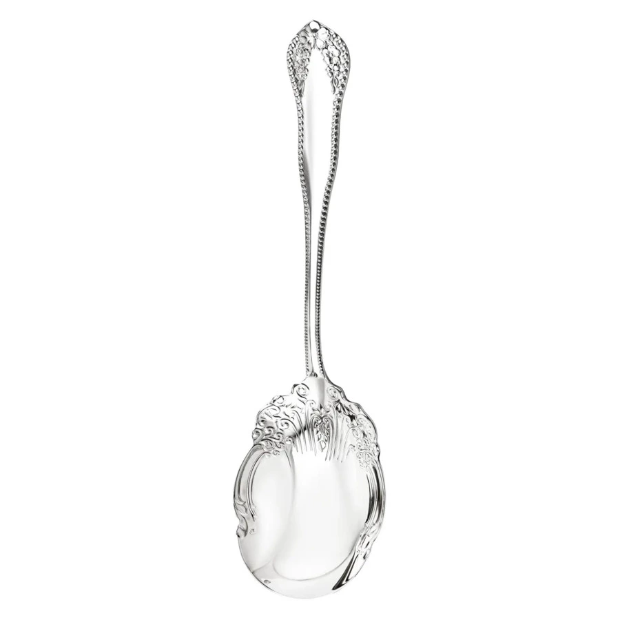 Набор для салата АргентА Classic Узоры, ложка и вилка 196,03 г, серебро 925