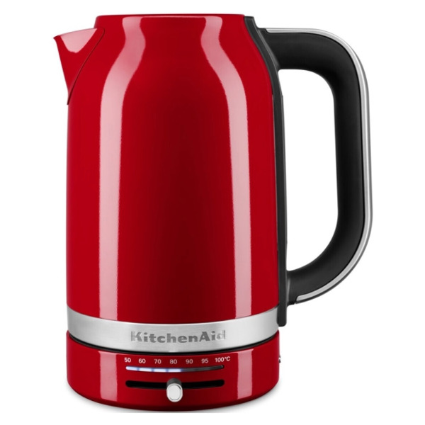 Чайник электрический с контролером температуры KitchenAid 1.7 л, красный, 5KEK1701EER