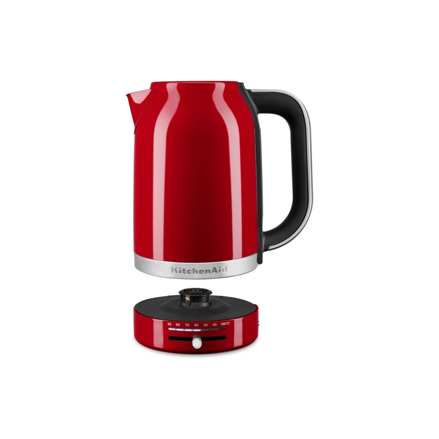 Чайник электрический с контролером температуры KitchenAid 1.7 л, красный, 5KEK1701EER