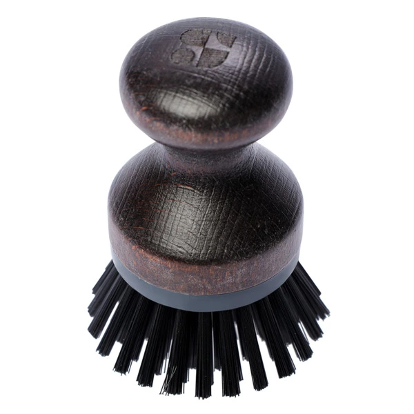 Щетка для посуды Smart Solutions Cleans 9 см, коричнево-черная