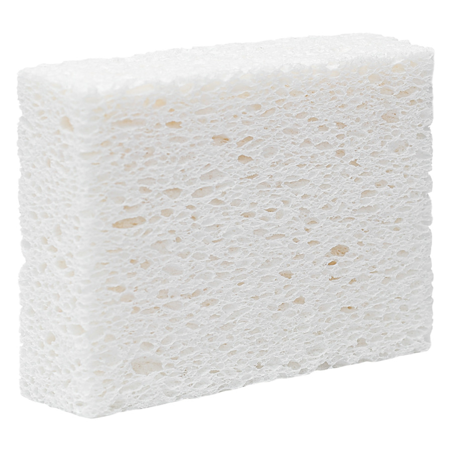 Набор губок для посуды Smart Solutions Eco Sponge, 3 шт, целлюлоза, белый