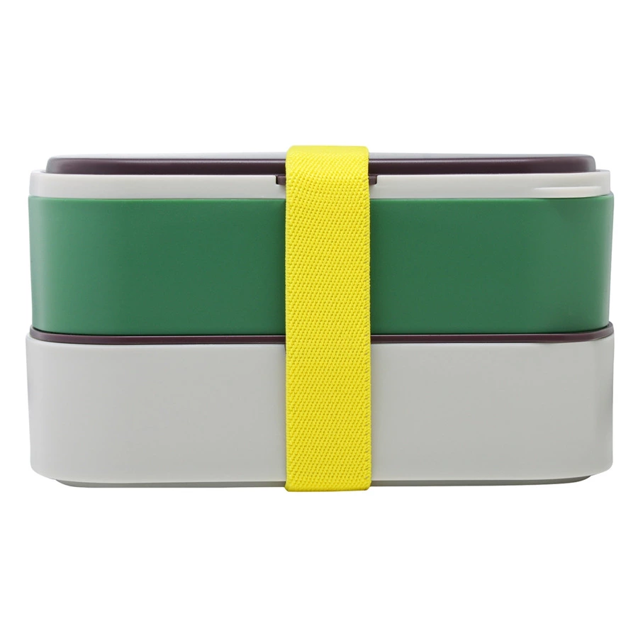 Ланч-бокс с приборами Smart Solutions Food Time 1 л, зеленый, серый