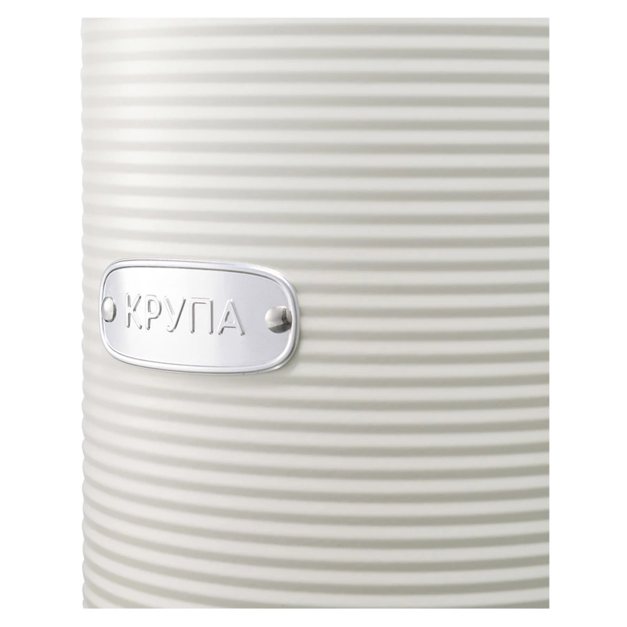 Банка для хранения крупы Smart Solutions Irmel 2,5 л, молочная, сталь, бамбук