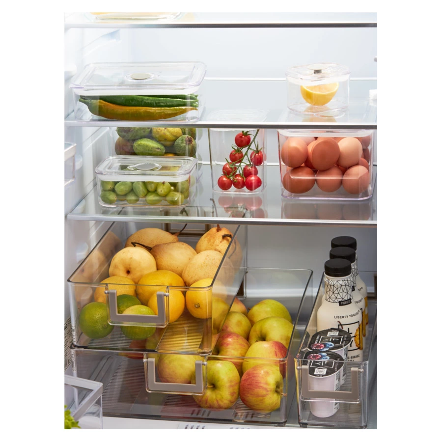 Органайзер для холодильника с ручками Smart Solutions Keep in 21,2х36,8х10,5 см, M, термопластик