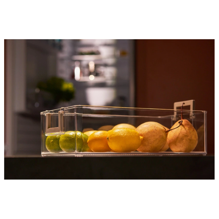 Органайзер для холодильника с ручками Smart Solutions Keep in 21,2х36,8х10,5 см, M, термопластик