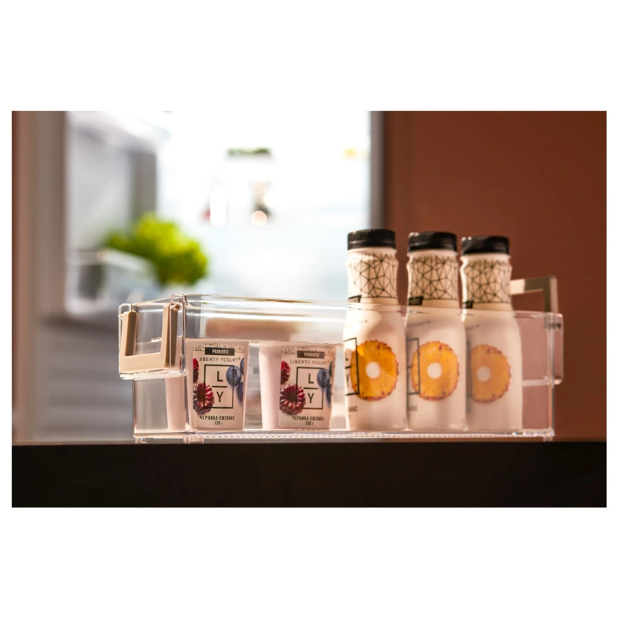 Органайзер для холодильника с ручками Smart Solutions Keep in 10,6х36,8х10,5 см, S, термопластик