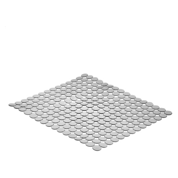 Коврик для раковины Smart Solutions Grid 31,5х27,5 см, прозрачный