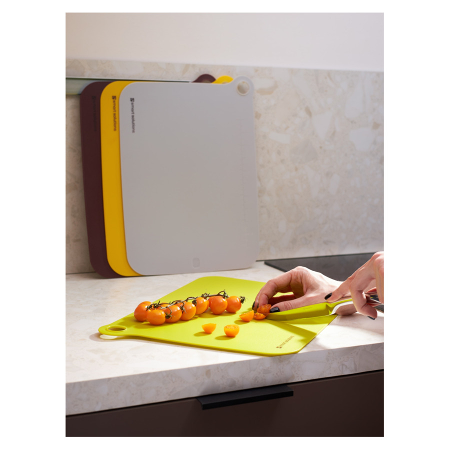 Набор разделочных досок Smart Solutions Color Cooking 38,5х28 см, 4 шт, полипропилен, разноцветный