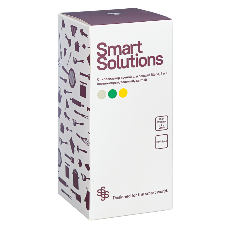 Спиралайзер 3 в 1 Smart Solutions Bland, пластик, разноцветный