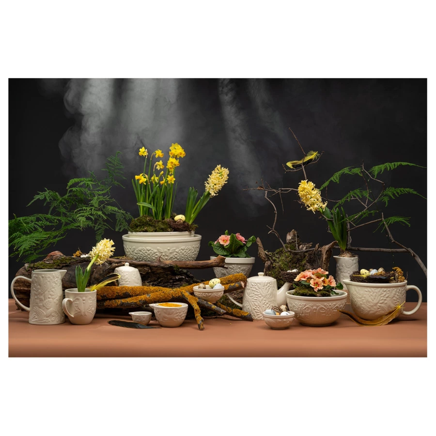 Миска для смешивания Liberty Jones Birds of Paradise 4,2 л, кремовая, керамика