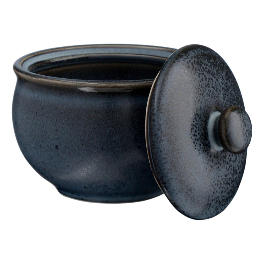 Сахарница Liberty Jones Cosmic Kitchen 200 мл, фарфор, черно-синяя