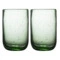 Набор стаканов Liberty Jones Flowi, 510 мл, 2 шт, зеленые, стекло