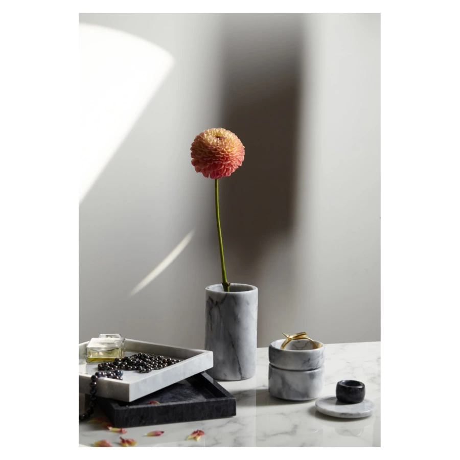 Органайзер для кухонных принадлежностей Liberty Jones Marm 10х17 см, белый мрамор