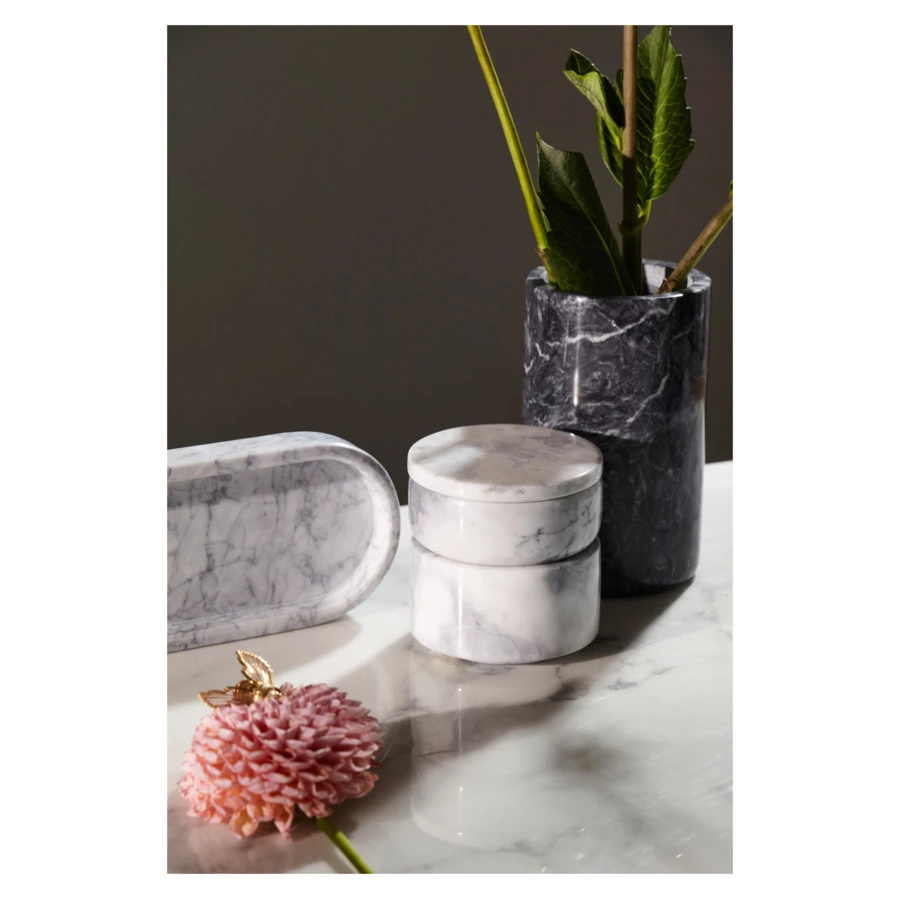 Органайзер для кухонных принадлежностей Liberty Jones Marm 10х17 см, черный мрамор