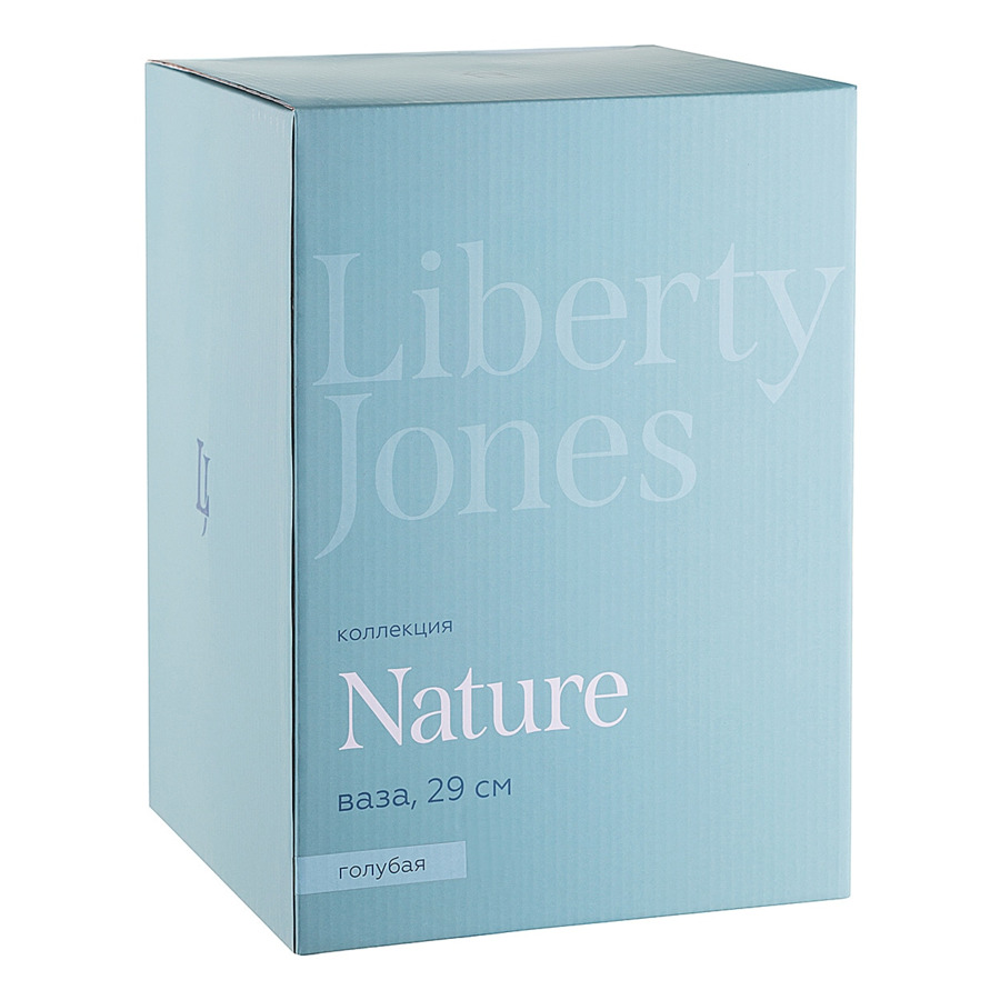 Ваза для цветов Liberty Jones Nature 29 см, голубая, фарфор