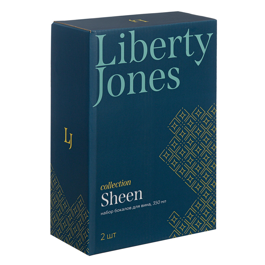 Набор бокалов для белого вина Liberty Jones Sheen 350 мл, 2 шт, выдувное стекло