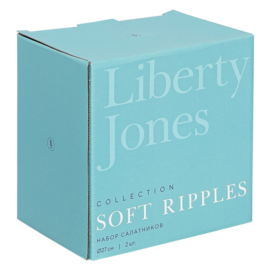 Набор салатников Liberty Jones Soft Ripples 650 мл, 2 шт, фарфор, белые