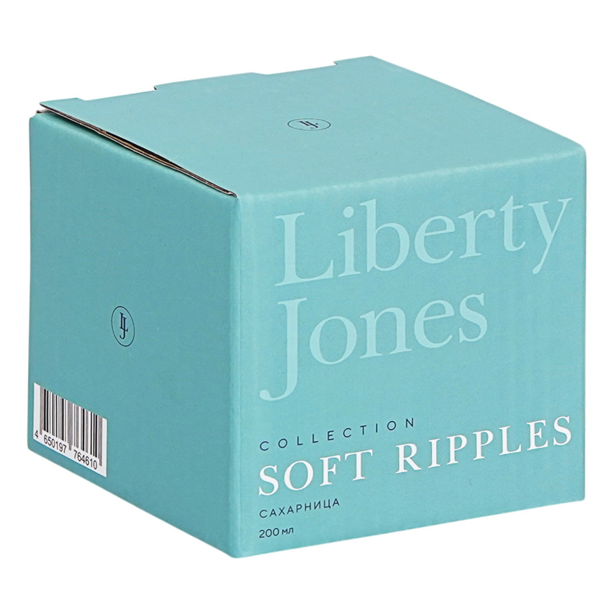 Сахарница Liberty Jones Soft Ripples 200 мл, фарфор, белая