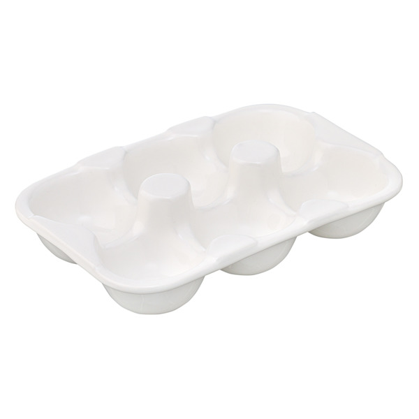 Подставка для яиц Simplicity 18,6х12,4 см, белая
