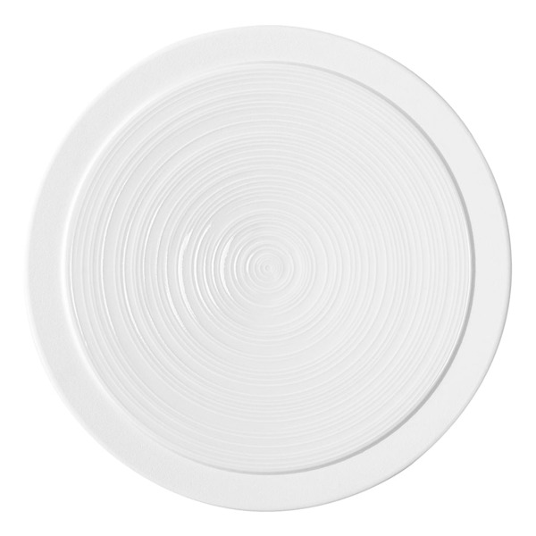 Тарелка обеденная Degrenne Bahia Peirre De Lune 23 см, фарфор твердый, белый