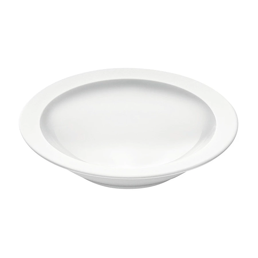 Тарелка суповая Degrenne Bahia Peirre De Lune 20 см, фарфор твердый, белый