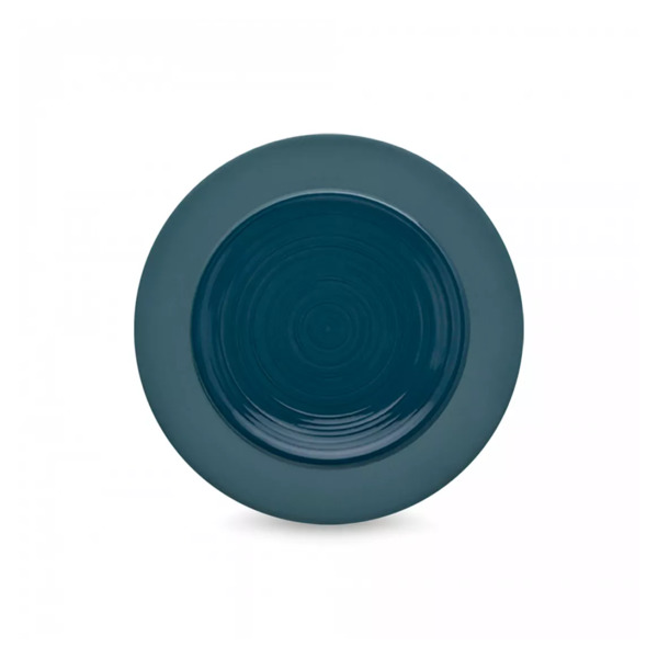 Тарелка пирожковая Degrenne Bahia Bleu De Roche 14 см, керамика, циановый цвет