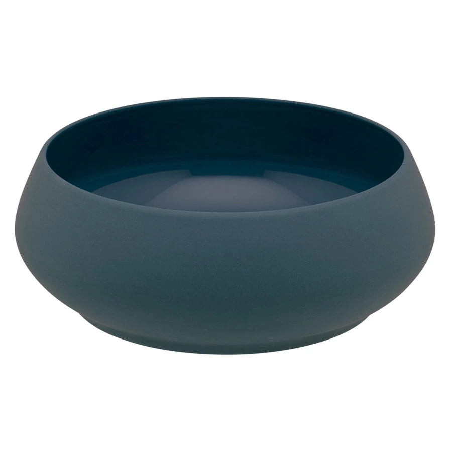 Салатник большой Degrenne Bahia Bleu De Roche 28 см, 4 л, керамика, циановый цвет