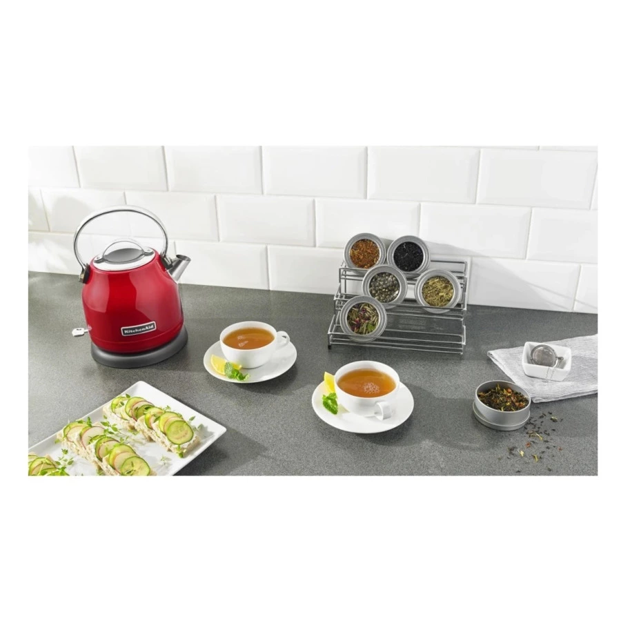 Чайник электрический KitchenAid 1,25 л, 2200Вт, красный, 5KEK1222EER