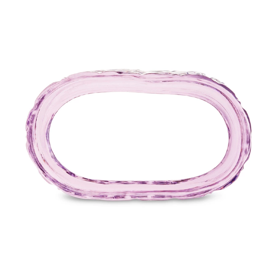Кольцо для салфеток овальное ГХЗ, хрусталь, лавандовый