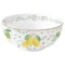 Салатник сервировочный Easy Цветы и Лимоны 2,5 л, 23 см, фарфор твердый