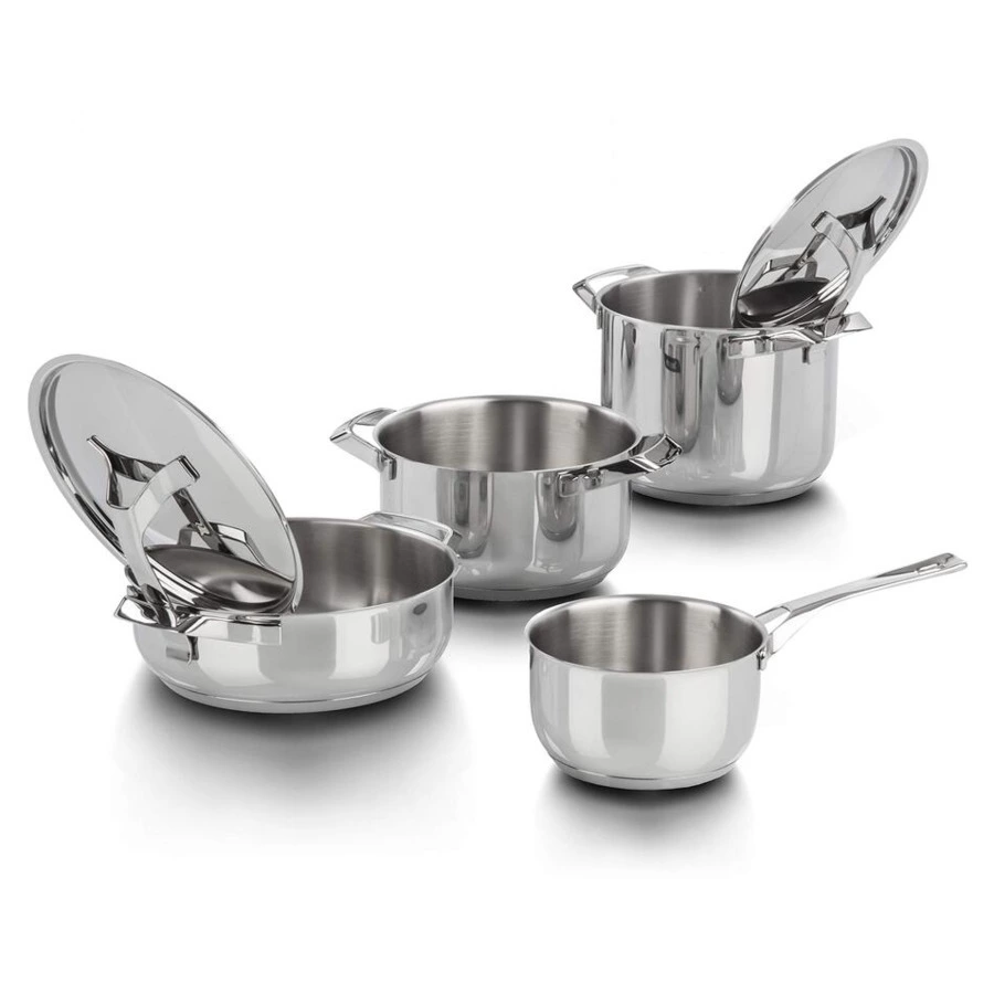 Кастрюля высокая с крышкой Barazzoni My Pot 7,7 л, 24 см, сталь нержавеющая