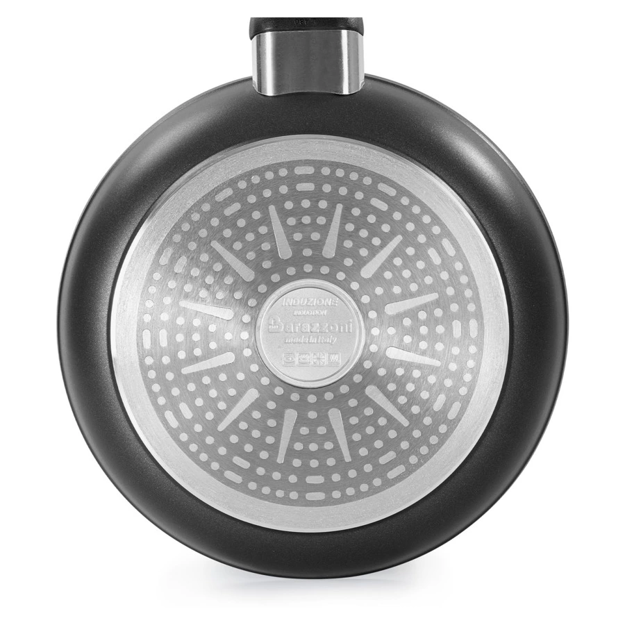 Сковорода антипригарная индукционная Barazzoni Dolomitica Extra Black 24 см, алюминий кованый