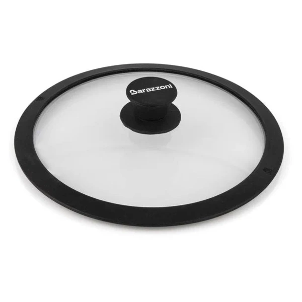 Крышка стеклянная с силиконовым ободом Barazzoni 24 см