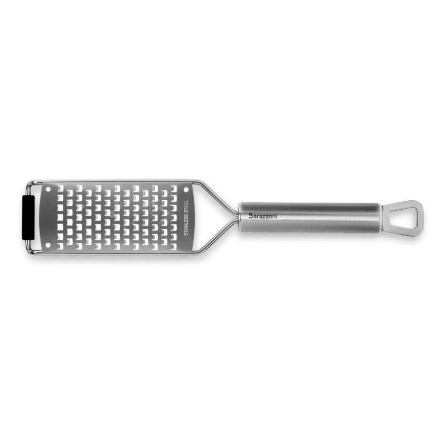 Терка плоская Barazzoni My Utensil 28 см, силиконовый стоппер, сталь нержавеющая