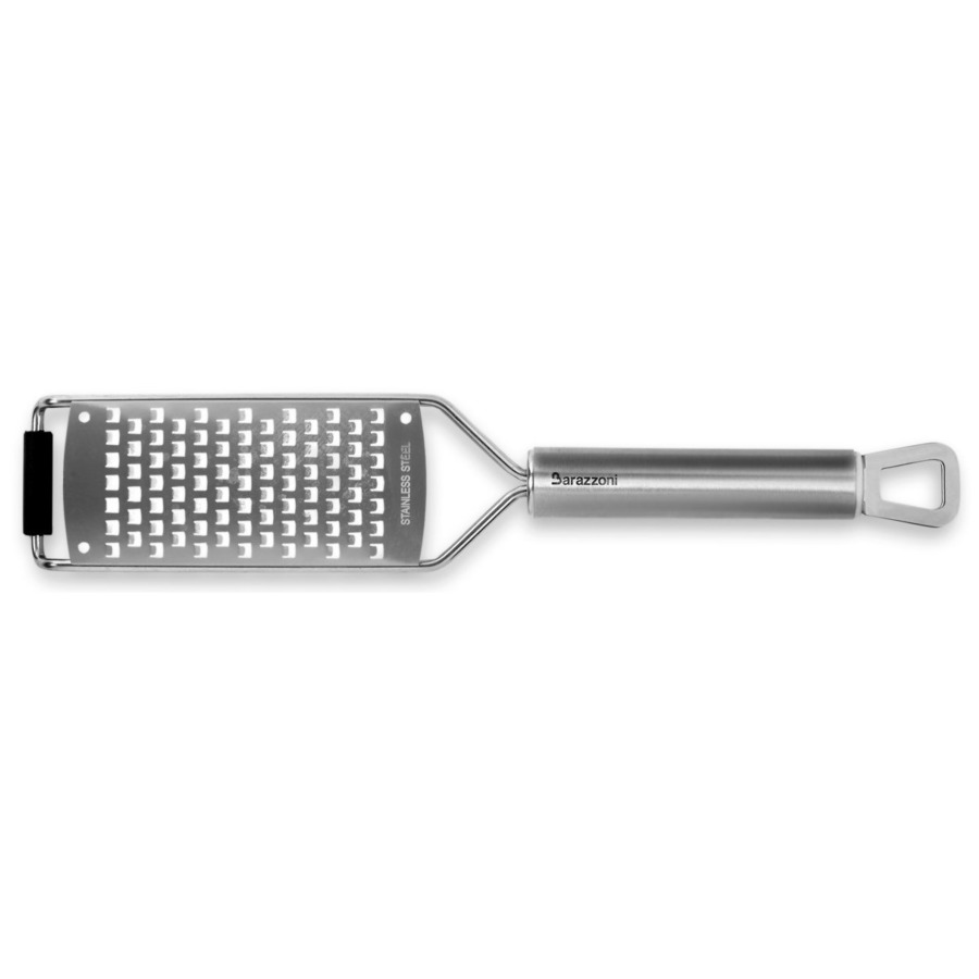 Терка плоская Barazzoni My Utensil 28 см, силиконовый стоппер, сталь нержавеющая