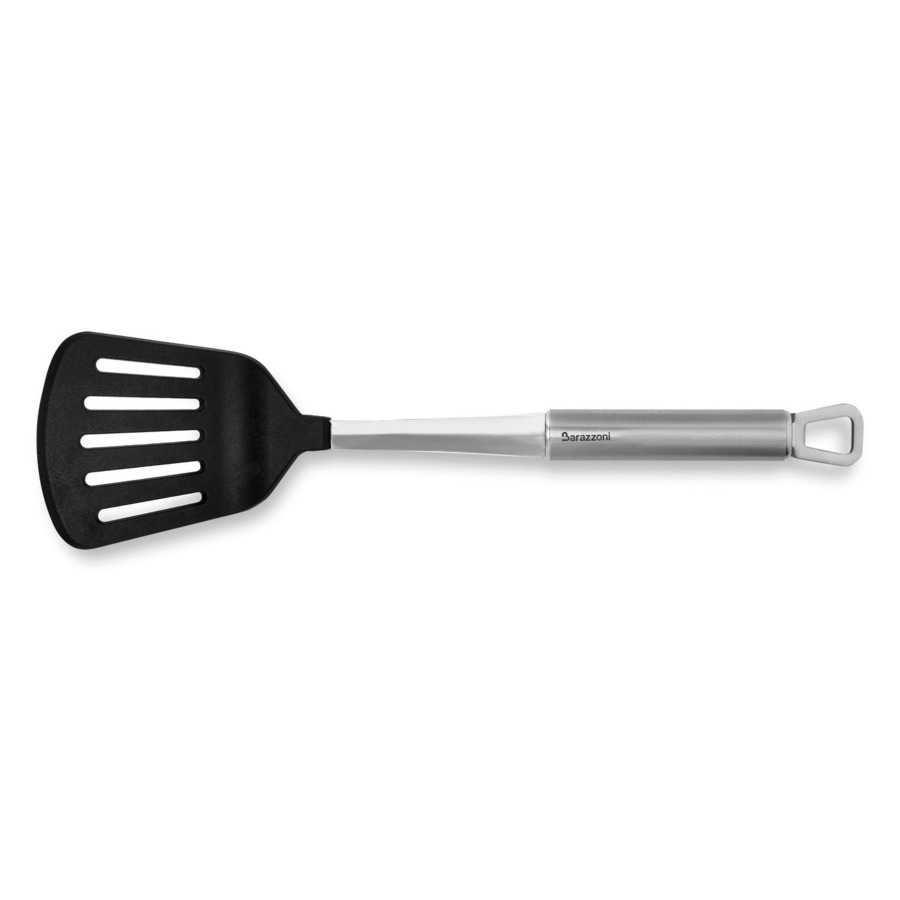 Лопатка с прорезями для всех покрытий Barazzoni My Utensil 32 см, нейлон, сталь нержавеющая