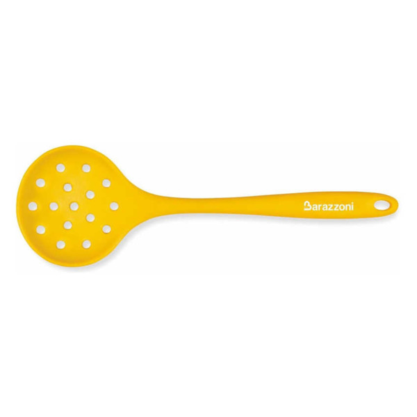 Шумовка силиконовая Barazzoni My Utensil, желтая